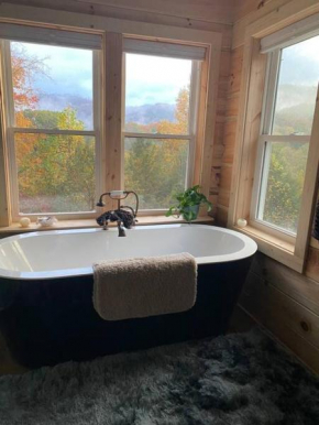 Cabin with a view in Hot Springs—walk to AT